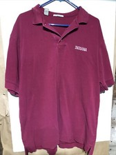 Indiana Hoosiers Polo Shirt Men’s XL Golf Cutter & Buck Short Sleeve College GUC