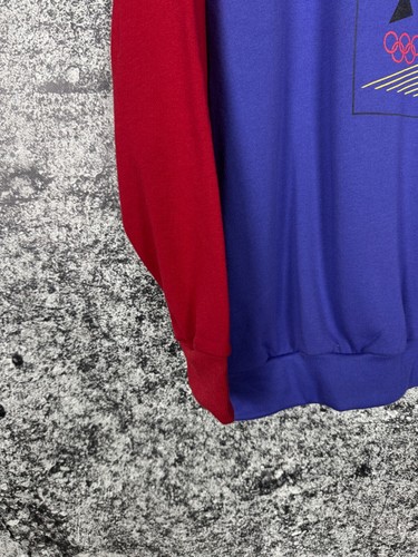 Rare Adidas Team Olympia 1992 Barcelona Vintage Sweatshirt Olympic Games Size L - Picture 4 of 18