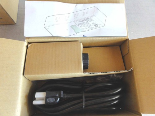 LOT 2 x Vari Desk Mount Power Charging Station W/5 AC Outlet, USB C & USB 2.0 - Photo 5/9