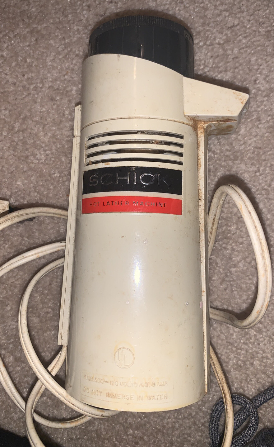 Schick Hot Lather Machine With Used Shaving Cream eBay