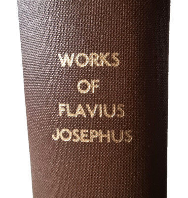 Die Werke des FLAVIUS JOSEPHUS / Wm WHISTON / 1837 / komplett in einem Band