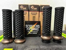 ODI Vans Signature Grips 1" Black/Bronze matches factory Harley Trim Fly by Wire