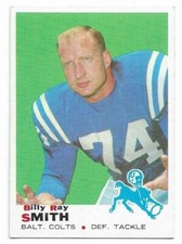 BILLY RAY SMITH 1969 Topps Football card #185 Baltimore Colts EX+/NR MT