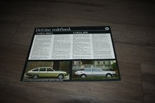 1979 Lancia Zagato Coupe Sedan Hpe Single Sheet Brochure 1979 Lancia Zagato Coupe Sedan Hpe Single Sheet Brochure