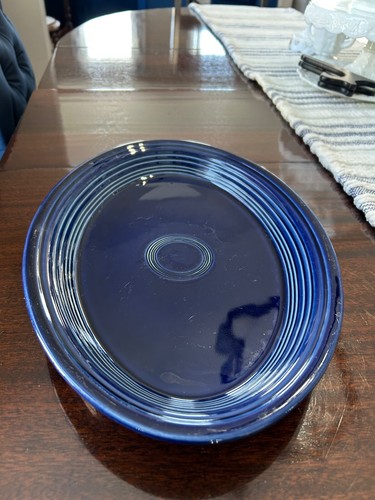 Fiestaware HLC Cobalt Blue Oval Serving Platter 13 5/8” Lead Free USA - Bild 3 von 9