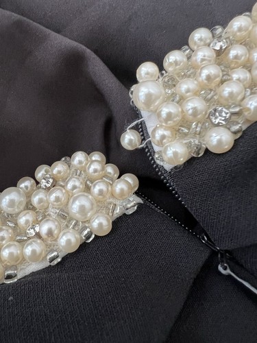 Rachel Zoe Kleid mit Perlenverzierung Größe 0 - Bild 12 von 12