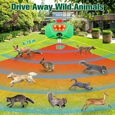 Ultrasonic Repeller for Indoor & Outdoor Use