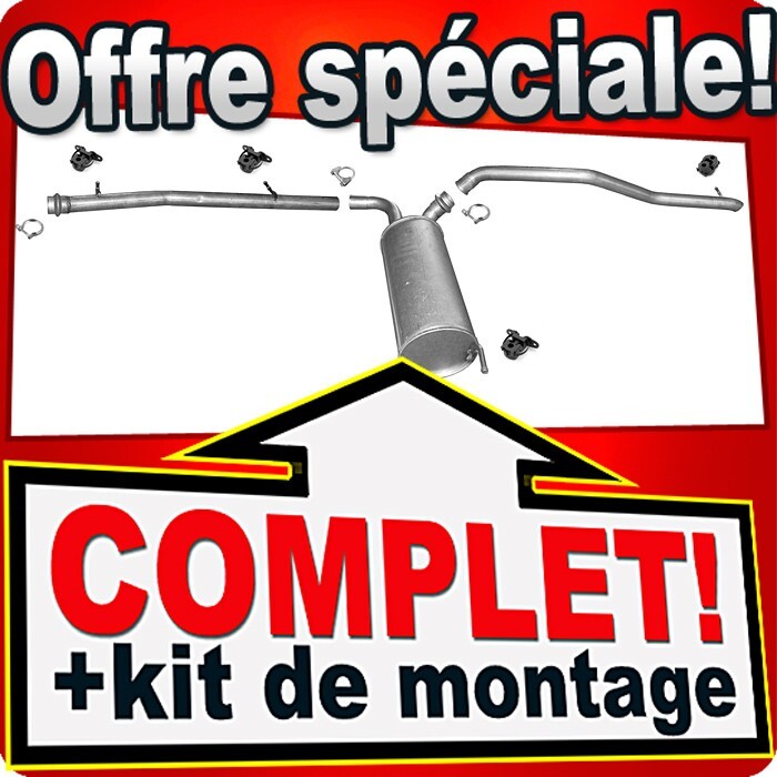 Échappement FIAT SCUDO II 2.0 D Multijet LWB avec réduction de bruit