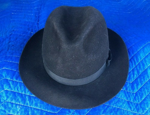 Vintage 50s Christys England Black 