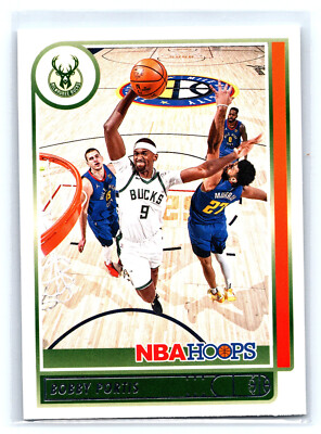 2021-22 Panini NBA Hoops 123 Bobby Portis - Milwaukee Bucks