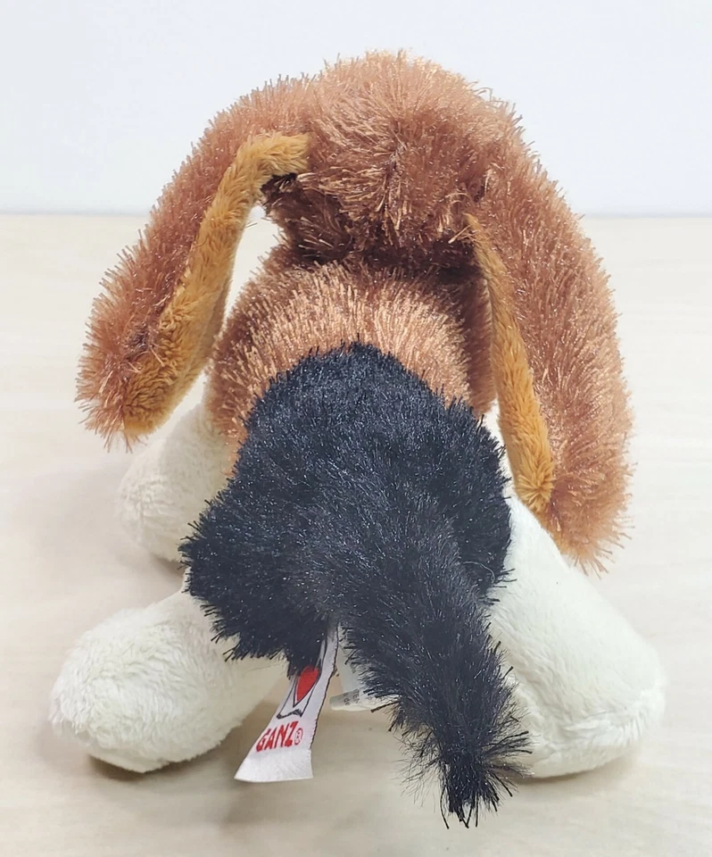 Web Lil Kinz Ganz Basset Hound Stuffed Animal Puppy Dog 6” Toy - Image 4 of 4