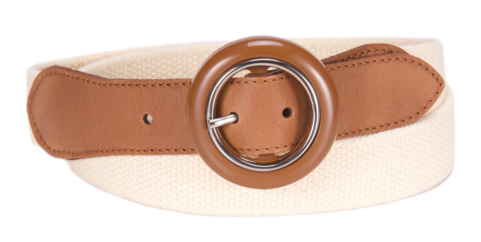 Tamaris belt Leather Belt W80 Beige