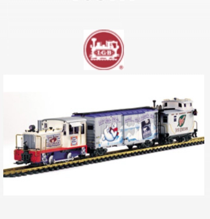 LGB 70634 GOOD HUMOR ICE CREAM SET NEW IN BOX NO TRACK OR