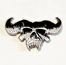 DANZIG - Skull 1.5" Enamel Pin misfits samhain punk heavy metal lucifuge crystar