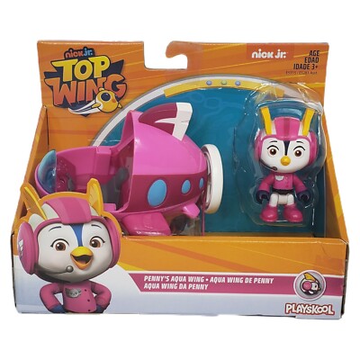 Nick Jr Top Wing Action Figure Vehicle Penny Penguin Sub Pink