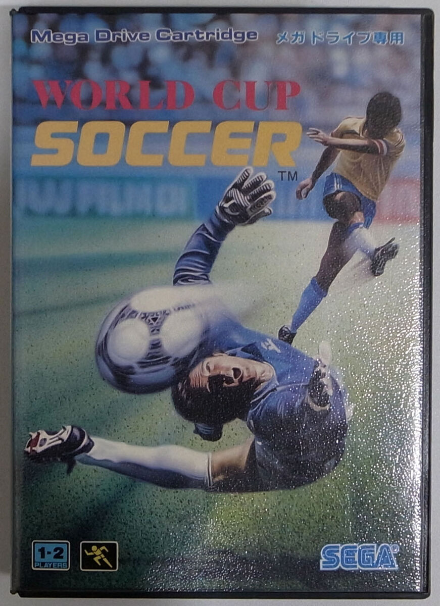 Mega-Drive Genesis -- World Cup Soccer -- JAPAN Game Sega. Works