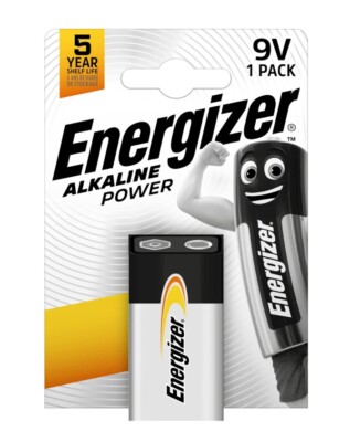 Energizer Alkaline Power 9V Batterie 9V 522