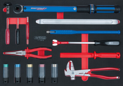 KS TOOLS SCS Reifendienst-Werkzeug-Satz, 16-tlg. in 1/1 Systemeinlage (711.0016)