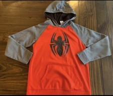 Marvel Spiderman Long Sleeve Hooded Sweatshirt Youth XL 14