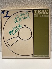 VINTAGE TEAC RE-1002 10.5" x 1/4" METAL TAKE UP REEL TO REEL w BOX Z9