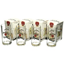 Jim beam highball glasses stein tankard glasses pub bar party 13floz set of 4