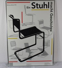 Thonet Mart Stam Vintage 1993 Original  Stuhl Poster