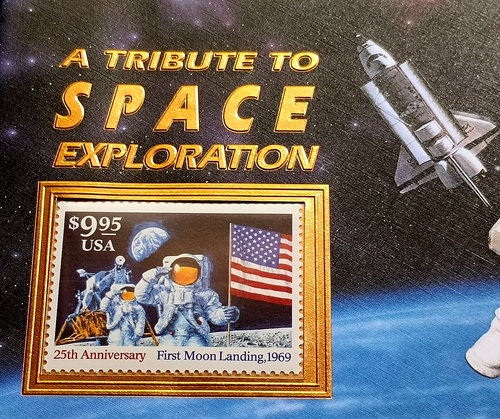 USA "A TRIBUTE TO SPACE EXPLORATION" Unique Cover wid Stamp flown in Space 1994 - Picture 11 of 17