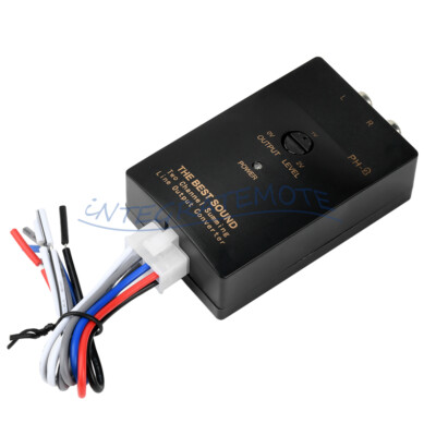 PH-2 Level Car Speaker High to Low Subwoofer Audio Converter With Delay Function