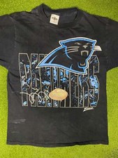 90s Carolina Panthers - Vintage NFL T Shirt Large 