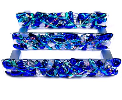 blue kitchen cabinet pulls