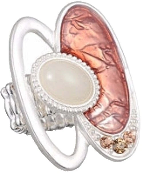 Acero Inoxidable Esmalte Perla Moda Joyería