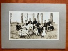 Kids at the Park Cabinet Photo Antique Early 1900s Large Group Boys Girls 5 x 7