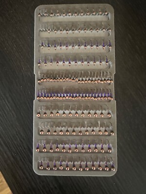 144 Ct Perdigon Euro Nymph Fly Assortment  tied on fulling mill hooks