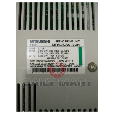 New In Box MITSUBISHI MDS-B-SVJ2-01 Servo Drive