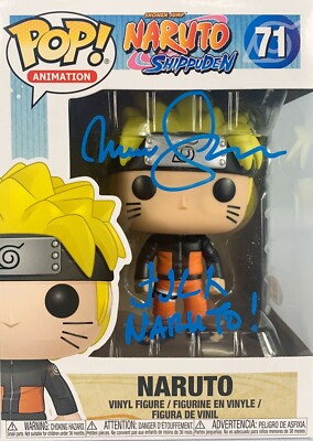Maile Flanagan Naruto autographed inscribed Funko Pop 71 PSA COA
