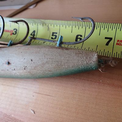 Leurre De Pêche Vintage E & E Tackle Popper – Bois – Rare – Lot#9146