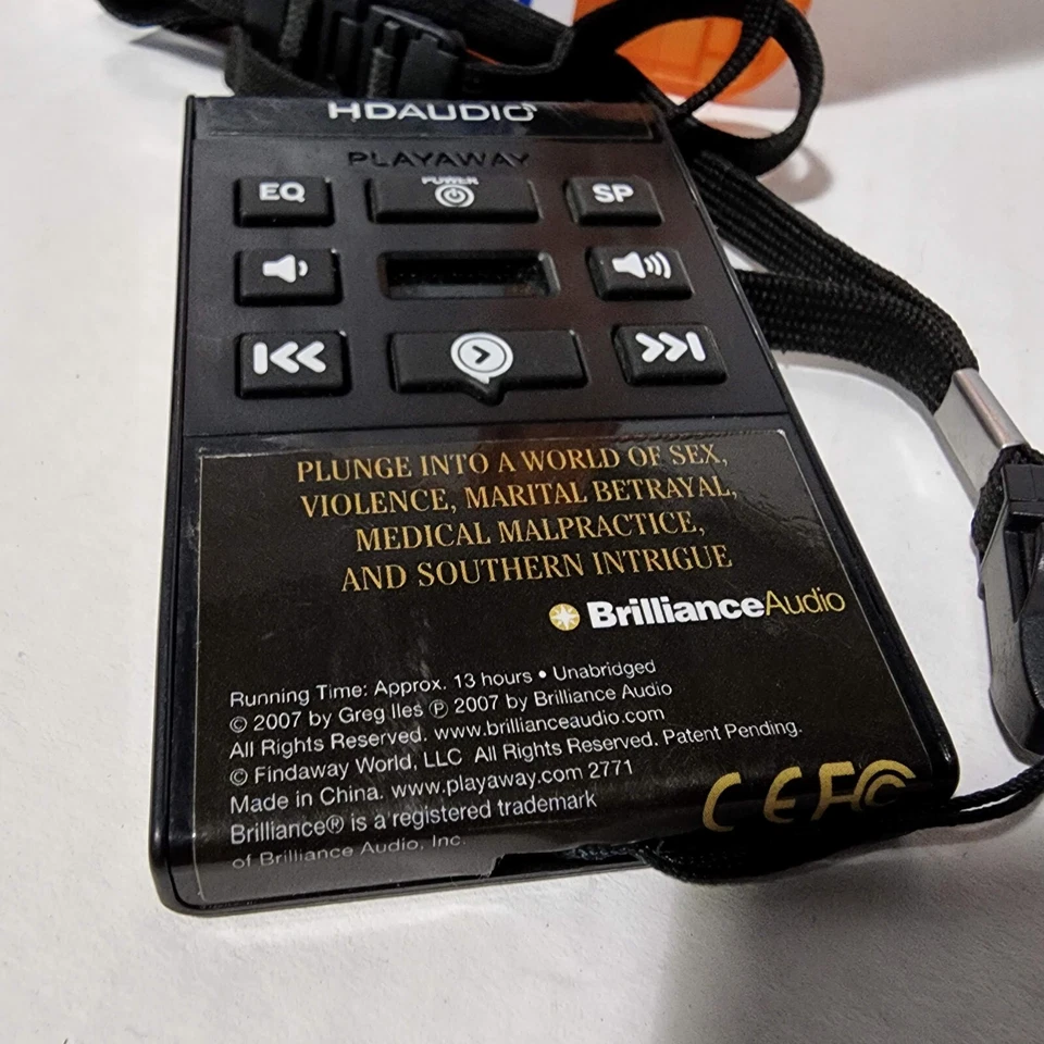  Third Degree Greg Iles  PLAYAWAY audiobook unabridged Free US Shipping 3rd iles - Image 4 of 4