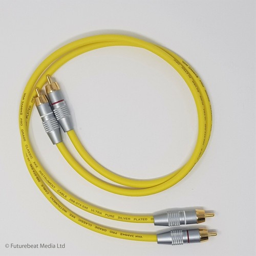 Van Damme Pro Phono Cavi Da RCA A RCA Placcati Argento Puro - Foto 6