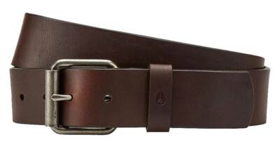 Nixon Axis Leather Belt - Brown - New | eBay