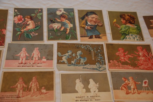 42nd Victorian Trade 46 Cards Ephemera Fantasy Product hair renew condensed milk - Picture 15 of 24
