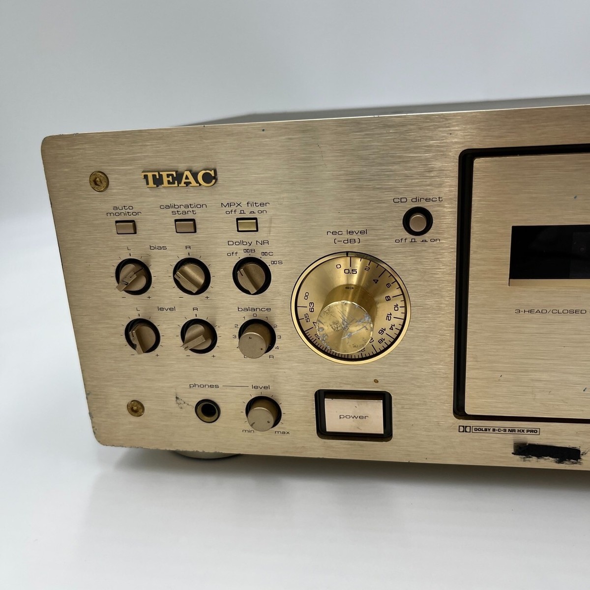 TEAC V-6030S High End 3-Head Dual Dolby Cassette Deck Power supply