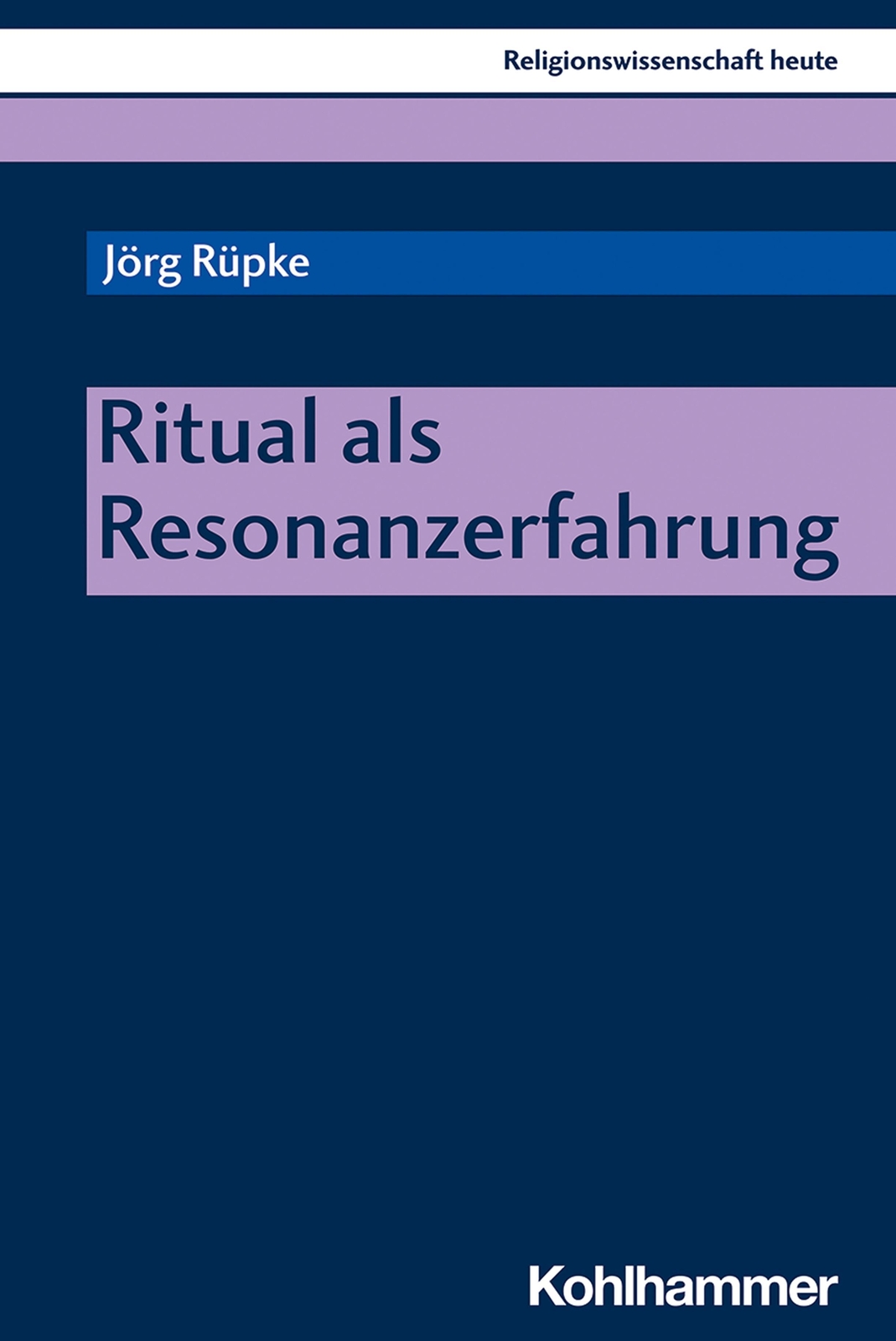 Thumbnail - Ritual Als Resonanzerfahrung, Jörg Rüpke