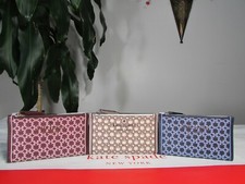 NWT Kate Spade Saffiano PVC Spade Link Small Slim Bifold Wallet