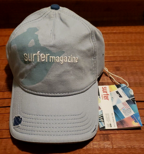 Surfer Magazine Surfer Baseball Cap Blue (2007) New With Tag - Picture 1 of 8