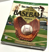 THE WAY BASEBALL WORKS PC CD-ROM Video Game Tim McCarver NEW FACTORY SEALED