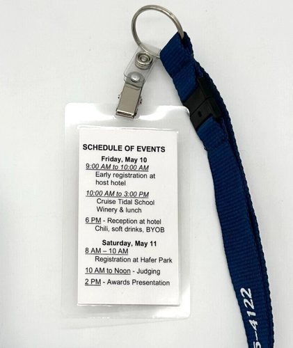 ๐บ๐ธ 2013 Oklahoma Route 66 Corvette Roundup Lanyard/Badge Corvette Central - Picture 4 of 4
