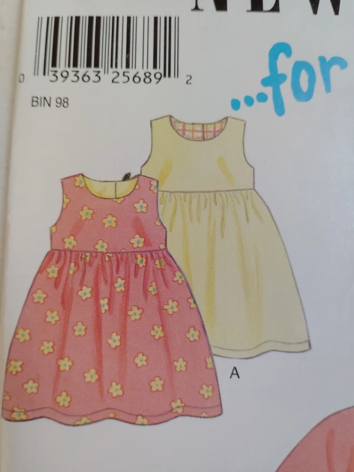 Dress Pants Overalls Infants NB S M L Simplicity 6175 New Look Sewing Pattern - Image 3 of 4
