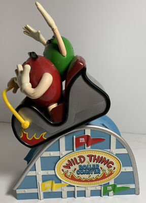 M&M's Wild Thing Roller Coaster Dispenser Limited Edition