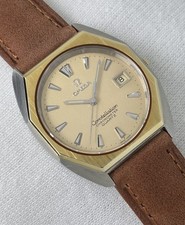 OMEGA Constellation Steel 18ct Gold Champagne Dial Gents Watch 35mm