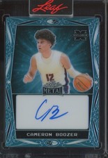 2024 Leaf Metal Prismatic Teal Cameron Boozer 62/99 Auto Autograph